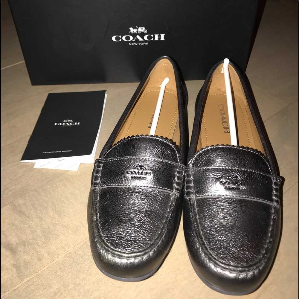 Coach Odette Metallic Tumbled shoes/loafers